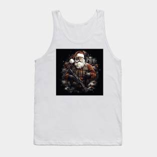 Badass Santa Claus Tank Top